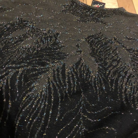 vintage 1990 MAG sweater large Isarel glitter Woman - Picture 7 of 8